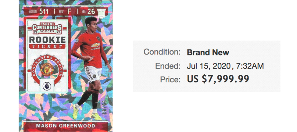 Mason Greenwood rookie cards