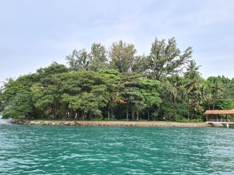 wide shot of Big Sister's Island