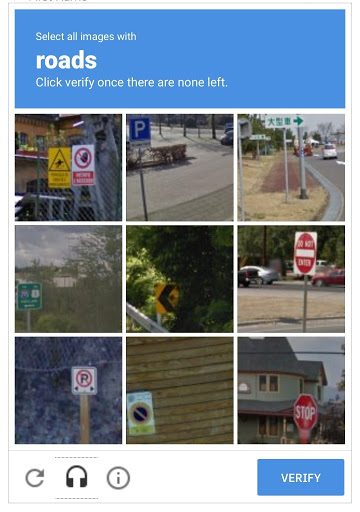 Captcha challenges that are frequently used for verification purposes