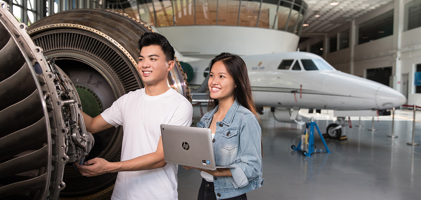 female-and-male-engineering-students-working-together